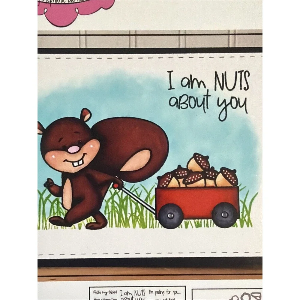 The Stamps Of Life Squirrels2stamp Clear Stamp Set - Cute Squirrel Designs